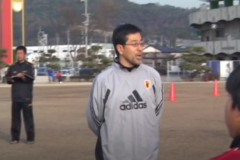 山口隆文　サッカー講演会　　川之江浜公園多目的グラウンド　川之江体育館