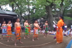 上分神社　春祭り　奉納相撲　　上分神社
