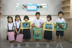 三島小学校　四国中央テレビを見学