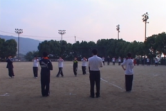 川之江高校吹奏楽部　マーチングバンド　全国大会へ向けての練習　　向山公園グランド