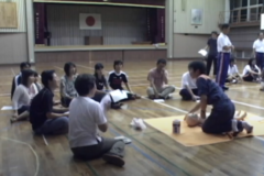 救急実技講習会　　中曽根小学校