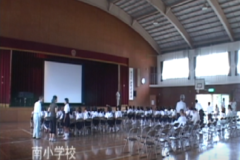 南小で砂防学習会　　南小学校