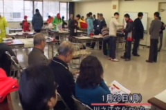 宣城市少年書画交流訪日団　四国中央市で書画交流　　川之江文化センター