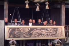 上分神社に絵馬奉納