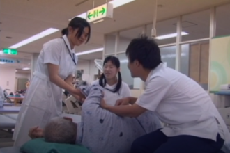 石川病院で　ふれあい看護体験