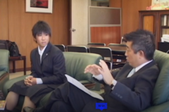 ソフトボール女子U－１６代表　近藤光さんが表敬訪問