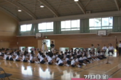 金生少年消防クラブ　第２７期生　結成式