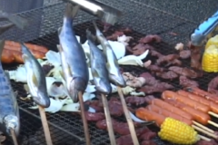 赤石フレンズ教室で　バーベキュー