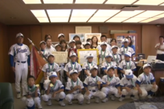 第２５回愛媛県学童軟式野球　会長旗大会　金田少年野球クラブ　優勝