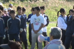 金生川ピクニックロードを　ボランティアで整備