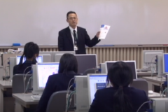 土居高校で租税教室