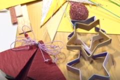 水引を使って　クリスマスの飾りを作ろう