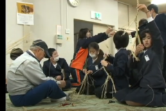 しめ縄づくりに挑戦！