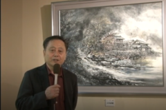 白石宣山水墨作品展　　紙のまち資料館