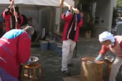 霧の森もちつき大会