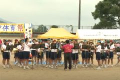 三島西・三島南・土居中学校で　体育祭開催