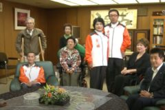 第１１回全国障害者スポーツ大会出場者　市長を訪問