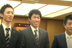 バンディ世界選手権出場選手が　市長を訪問