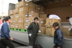 福島県浪江町へ　支援物資搬送