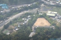 四国中央市空の旅　－新宮小中学校ー