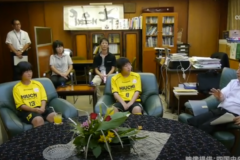 鈴木里歩さん　毛利華美さん　女子ユースサッカー全国大会出場