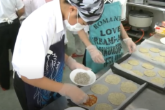新宮小中学校・ジャジャうま市生産者部会「お茶を使った料理の試食会」