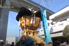 街かど百景：金田地区練り歩き・統一寄せ