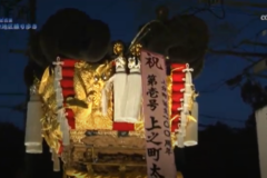 街かど百景：上分地区練り歩き