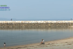 街かど百景：寒川豊岡海浜公園ふれあいビーチ