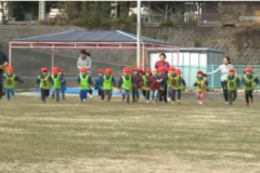 川之江幼稚園 城山げんきっ子マラソン大会