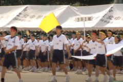 市内中学校で体育祭