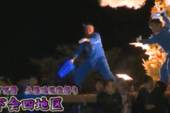 街かど百景：土居地区秋祭り　川下会四地区　夜太鼓かきくらべ