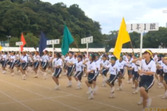 市内中学校で体育祭開催