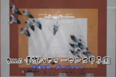 第11回　書道パフォーマンス甲子園ダイジェスト　午後の部