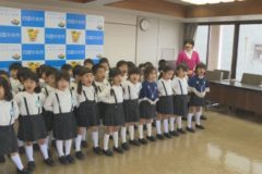 三島幼稚園 お花まつり贈呈式