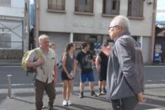 ニュージーランド・オレワカレッジ校の生徒が四国中央テレビを見学