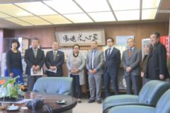 日本ユネスコ協会が市長を表敬訪問