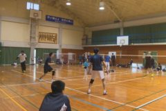 新宮公民館主催　バドミントン大会