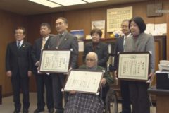 日本善行会　秋季表彰受賞者が市長を表敬訪問