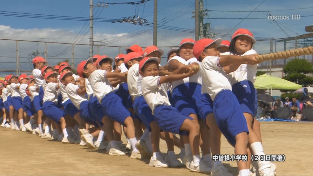 市内小学校で運動会開催 四国中央市のケーブルテレビ Cosmos Network コスモスネットワーク 四国中央テレビ