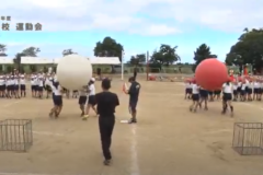 19.大玉運び（全員）2019年度　北小学校運動会