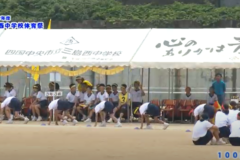 10.100m走（1・2・3年女子）2019年度 三島西中学校体育祭