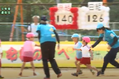 10.ちびっこ大レース（りれー）(幼稚園）2019年度 新宮大運動会