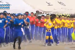 18.優勝できるか不安　百足動きます（3年男子）2019年度 三島東中学校50周年記念体育祭
