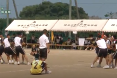 13.全力綱引！（2年男女）2019年度 三島南中学校体育祭