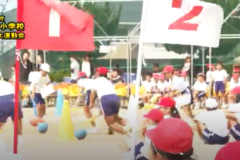 11.スティック・トップ（5年生）2019年度　中之庄小学校秋季大運動会