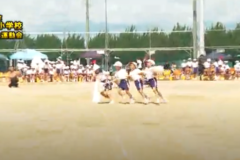 14.跳んで！しゃがんで！台風ビューン！（3年生）2019年度　中之庄小学校秋季大運動会