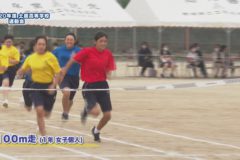 ４．１００ｍ走（１年女子個人）　２０２０年度土居高等学校運動会