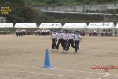 ５．繋げタスキ、心を一つに！（１女）　２０２０年度三島西中学校体育祭