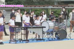 １．開会式・ラジオ体操　２０２０年度長津小学校秋季大運動会